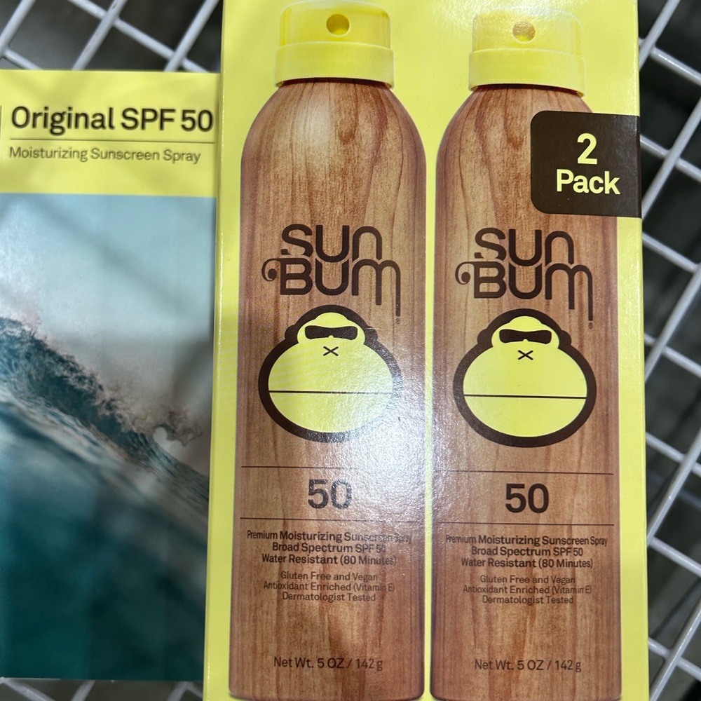 Sun Bum SPF 50 Sunscreen Spray 2-Pack (5 oz each ) exp 2026 new in box duo